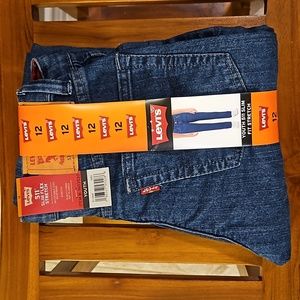 NWT Levi's 511 Slim Flex Stretch Jeans Med. Blue Youth 12